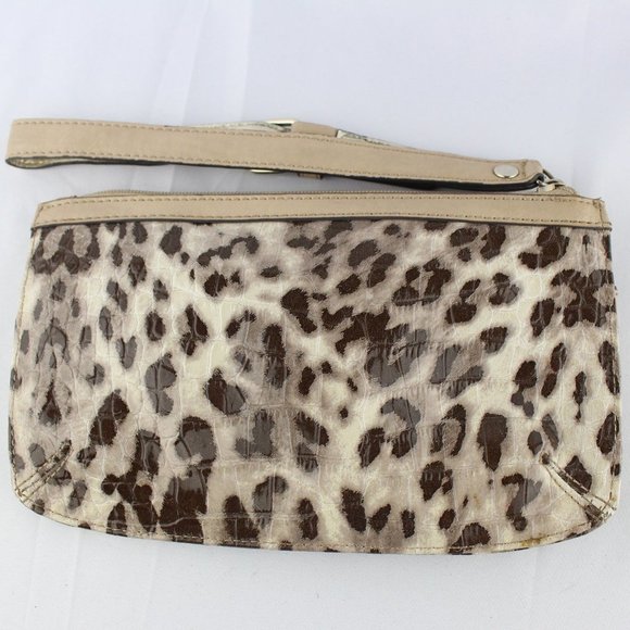 Guess Animal Print Wristlet/Clutch - Picture 3 of 4